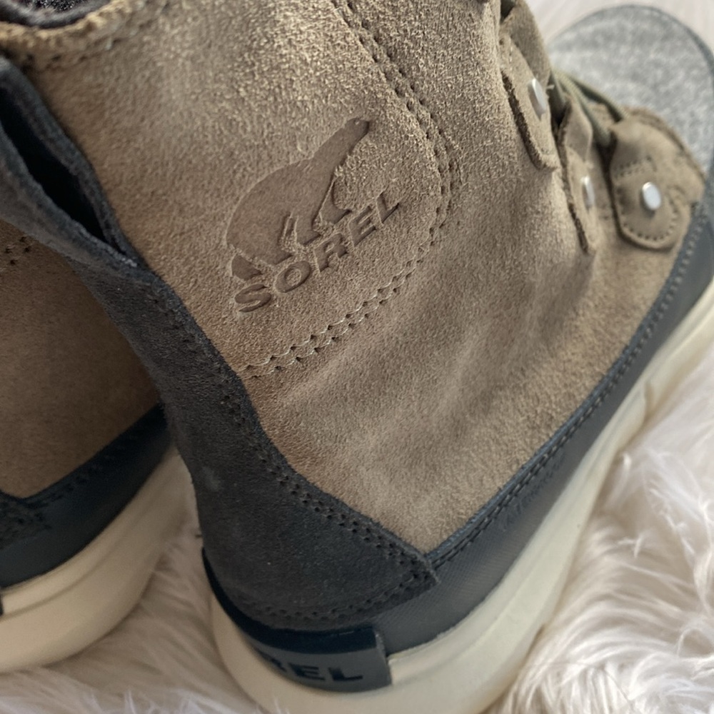 ❄️SOREL Explorer II Joan Felt WP Green white black red Women’s 6 - Picture 9 of 17